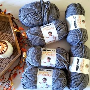 10 skeins of Bernat Softee Yarn
